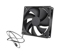 Bewinner Ventilateur de Boîtier PWM 100 Mm, Double Roulements à Billes, Contrôle Intelligent de la Température, Haute Vitesse 1800 Tr/min, Faible Bruit, Interface 4 Broches, Compatible avec les