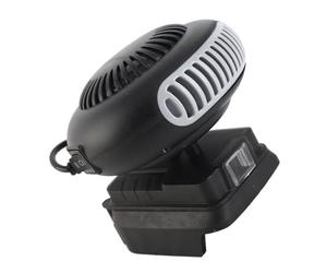 Bewinner Ventilateur de Chauffage électrique Portable alimenté par Batterie pour Chantier 170W 2 Vitesses 18V Petit Radiateur pour BL1815 BL1820