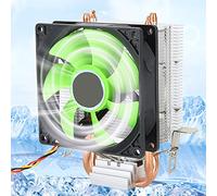 Bewinner Ventilateur de Refroidissement CPU, Radiateur en Laiton et Aluminium, Roulement à Pression d'eau, Connecteur 3 Broches, 2000 Tr/min, 18 DBA, pour Prises LGA 775/1150/1151/1155/1156/1366