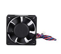 Bewinner Ventilateur de Refroidissement de Châssis D'ordinateur 12V 0.48A 6CM, Radiateur de Processeur à Double Roulement à Billes, Ventilateur de Refroidissement D'ordinateur, 6800