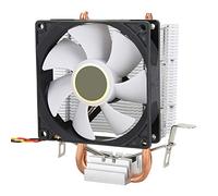 Bewinner Ventilateur de Refroidissement du Processeur, Connecteur 3 Broches en Laiton et Aluminium avec Pression d'eau avec Tuyau en Laiton Non Léger pour 775/1150/1115/11155/1156/1366