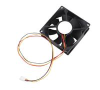Bewinner Ventilateur de Refroidissement Silencieux pour PC de 80 Mm, 2000 Tr/min, Connecteur Silencieux à 3 Broches, Ventilateur de Boîtier de Processeur, 7 Pales, Débit d'air élevé pour Boîtiers
