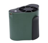 Bewinner Ventilateur de Taille Rechargeable avec Batterie de 12 000 MAh, Affichage LED et Fort Flux D'Air pour le Camping et les Activités de Plein Air (GREEN)