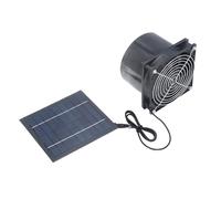 Bewinner Ventilateur d'extraction à énergie Solaire, Ventilateur de Conduit Professionnel Efficace de 5 W pour Grenier, Niche, Poulailler, Ventilation Alimentée par Panneau Solaire, économie