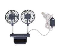 Bewinner Ventilateur D'ordinateur à Clipser, Silencieux, 3 Modes de Vitesse, Ventilateur de Moniteur pour Bureau Familial, Câble USB de 6,6 Pieds (BLUE)
