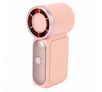 Bewinner Ventilateur Portable avec 6 Modes de Vitesse, Refroidissement Haute Vitesse de 20 000 Tr/min, Mini Ventilateur de Voyage Rechargeable par USB avec Affichage LED pour une (PINK)