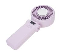Bewinner Ventilateur Portatif Pliable, Ventilateur Personnel Silencieux à Affichage Numérique à 5 Vitesses avec Lanière de Refroidissement à Semi-conducteur pour les Voyages en Plein Air (PURPLE)
