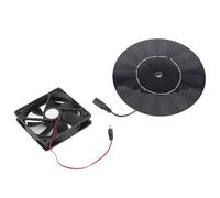 Bewinner Ventilateur Solaire d'extraction de Poulailler, Ventilateur Solaire en Silicium Monocristallin pour Maison de Chien, Ferme, Extérieur ABS pour Maison de Chat, de Refroidissement Puissant