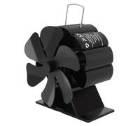 Bewinner Ventilateur Thermique alimenté par la Chaleur, Ventilateur de Poêle Portable en Alliage D'aluminium, 11x8x12.5cm pour Cuisinière à Gaz et Cheminée