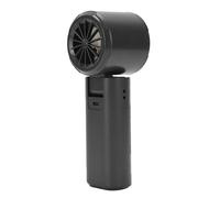 Bewinner Ventilateur Turbo Portable, alimenté par Batterie Rechargeable par USB, 4000 MAh jusqu'à 12 Heures, Puce de Refroidissement Rapide, écran Tactile LED à 5 Vitesses, Pliable pour les Voyages