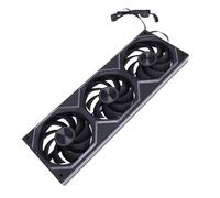Bewinner Ventilateurs de Boîtier PC GT360, Ventilateurs de Refroidissement D'ordinateur ARGB PWM 9 Pales avec Effet D'éclairage 3D et Roulement Hydraulique pour un Refroidissement CPU GPU