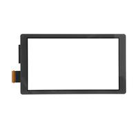 Bewinner Verre d'écran Tactile de Remplacement pour Lite - Numériseur du Panneau Extérieur Avant, Gris, Ajustement Parfait pour la Réparation de la Console Lite (BLACK)