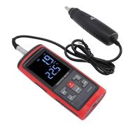 Bewinner Vibromètre avec écran Couleur LCD, Teste l'accélération, la Vitesse, le Déplacement, la Fréquence et la Température, Comprend une Sonde et une Boîte de Rangement