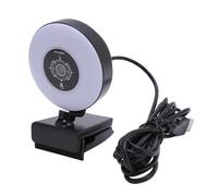 Bewinner Webcam 4K avec Lumière et Microphone, Caméra Web USB à Mise au Point Automatique avec Télécommande et Lumière de Remplissage pour Ordinateur Portable, Streaming, Apprentissage