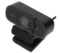 Bewinner Webcam HD avec Microphone, Webcam Professionnelle en Streaming 1080P 30FPS, Mise au Point Automatique, Housse de Protection Privée, Caméra Web USB pour Visioconférence/Appel/Jeux