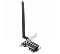 Bewinner WiFi 6E PCIe Card AX5400 4174MBPS Adaptateur TRI avec Bluetooth 5.2 pour PC de bureau, 6 GHz/5 GHz/2,4 GHz Carte réseau sans fil pour 10 11 (antenne de 8 dB)