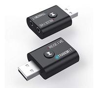 Bewinner1 Émetteur Récepteur pour TV, 2 en 1 Bluetooth 5.0 Circuit Indépendant Adaptateur Audio Équipement pour TV/PC/projecteur/Téléphone Mobile/Tablette/Système de Son à Domicile