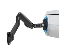 BEWISER Bras de moniteur robuste en aluminium de 124 cm, support mural luxueux pour écran de 34 à 57, supporte jusqu'à 20 kg, support mural ultra large de 144 cm, noir