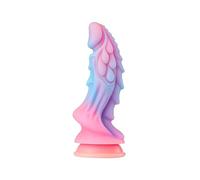BEWISH 22cm Dildo Réaliste Lumineux XL en Silicone, Large Godemichet avec Ventouse Forte Grand Jouet Sexuel Forme Monstre Gode Dragon Gode avec Forte Ventouse