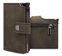BEWMER v2 Portefeuille Homme&Femme en Similicuir avec Protection RFID Anticlonage | Porte Carte Homme&Femme pour 9 Cartes De Crédit, avec Poche Monnaie | Portefeuilles Et Porte-Cartes Militaire