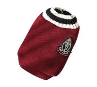 Bewnvne Vêtements pour animaux de compagnie de style universitaire pour l'automne et l'hiver - Gilet tricoté à rayures avec col en V - Vêtements pour animaux de compagnie - Vêtements pour animaux de