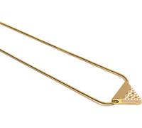 BeWooden Collier avec détails en bois Collier Virie Triangle universel
