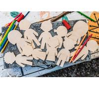 BeWooden Paint and Draw - Grande famille 10 pcs