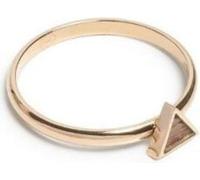 BeWooden Ring Aurum Triangle Ring 54 noir