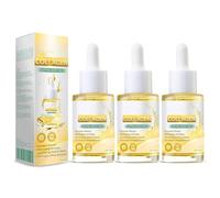 BewtyMax Huile corporelle liftante au collagène,sérum anti-âge au collagène pour le visage, huile au collagène anti-âge pour le cou, le décolleté, les cuisses réduit les ridules (3 PCS)