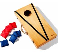 Bex Cornhole Original jeu de lancer de sacs de haricots 2 plateaux