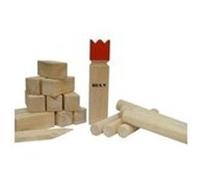 BEX Kubb Viking Original King Rouge Bois en Caoutchouc Ivoire G