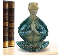 Bexdug 2 Tortue mer - Tortue mer Yoga Assis créatif en Position méditative | Décoration la Maison Pose Yoga pour Le siège Social extérieur d'intérieur