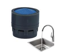 Bexdug Aérateur de robinet de cuisine | Tête de fixation de robinet d'évier à économie d'eau - Bec adaptateur de pulvérisateur résistant éclaboussures pour maison, appartement,