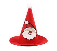Bexdug Chapeau De Noël pour Chat,Drôle Mignon Chaud Couvre-Chef de Noël - Petit Chapeau De Père d'hiver pour Chat - pour Chiots Chats Hamsters Lézards Événement Hivernal Anniversaire Fête