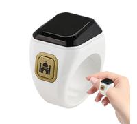 Bexdug Compteur de Doigts électronique, Compteur d'anneaux de prière, Bague Intelligente avec Compteur de Doigt électronique, Compteur de Doigt avec écran LED, Affichage numérique de Rappel du Temps