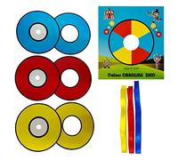 Bexdug Couleur Disque,Tours Cartes Magiques | Foulards Magiques Accessoires Changement Couleur, Tour Magie Magie des Rues pour Les Performances, Souvenirs Rue