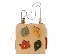 Bexdug Cubes à Empiler en Bois - Jeu D'enfilage Et À Séquences | Jeu Éducatif et Ludique de Tri pour 1 à 3 Ans Maison Crèche École Voyage Amusement