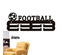 Bexdug Étagère murale adhésive pour trophée avec crochets, récompenses de course - pour coureurs, course à pied, défi, football, baseball, softball, gymnastique