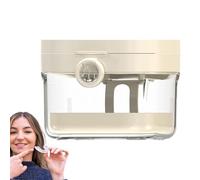 Bexdug Étui de support pour prothèse dentaire avec couvercle - Avec couvercle de protection des dents miroir - Ensemble d'outils de nettoyage pour adolescentes, filles, adolescents, garçons,
