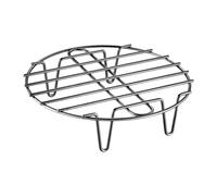 Bexdug Grille de cuisson à la vapeur pour cuisson - Grille de four anti-adhésive - Grille ronde résistante à la chaleur pour fruits de mer, légumes, viande, pâtisserie, rôtissage, cuisson, préparation