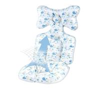 Bexdug Insert de siège - Doublure de voiture pour nouveau-nés - Doux et respirant - Coussin de soutien de la tête et du corps de bébé antidérapant pour