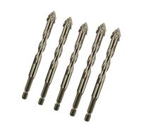 Bexdug Jeu de Forets à Dents | Mèches Métal Quatre Tranchants,Outil de Forage à Haute Dureté pour Carrelage Ciment Béton Brique Verre - Béton Métal Bois Verre Brique Ciment