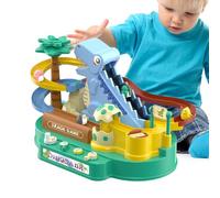 Bexdug Jouet de Toboggan d'escalade de Dinosaure, Ensemble de Jouets de Toboggan de Pistes d'escalier d'escalade de Dinosaure - Jouet drôle d'escalator Dino - Jouet de Montagnes Russes en Forme