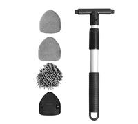 Bexdug Kit de Nettoyage pour Vitres - Raclette Télescopique pour Pare-Brise et Surfaces Vitrées,Traitement Anti-Buée et Entretien des Surfaces Vitrées Automobiles et Domestiques pour Rétroviseurs et