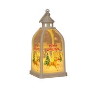 Bexdug Lanternes de Noël | Lumière À Piles | Lanternes Pour Terrasse,Pour La Nuit De Noël La Fête En Intérieur L Hiver La Table Le Jardin Et L Arbre