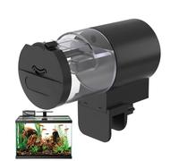 Bexdug Mangeoire automatique pour aquarium - 100 ml - Machine programmable avec contrôle des portions de granulés pour vacances, voyage, hôtel, appartement, villa, maison