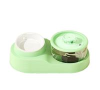 Bexdug Mangeoire automatique pour chat, design amovible, base antidérapante, fournitures d'alimentation et d'arrosage pour l'hydratation par climat chaud