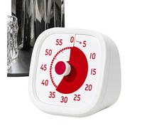 Bexdug Minuteur visuel pour - Minuteur de 60 minutes pour tout-petits - Montre silencieuse pour auto-discipline - Outil de gestion du temps pour les tout-petits - Cuisine à la maison, salle de