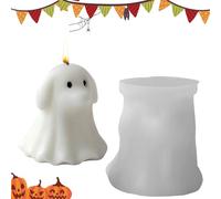 Bexdug Moules À Bougies Halloween | Moule à Bougie Parfumée 3D | Accessoires Créatifs Adorables Pour Fabriquer Décorations En Chocolat Savon Gâteau