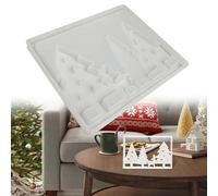 Bexdug Moules Sapin de Noël pour Résine Époxy | Moule de Moulage pour Décoration Intérieure - Moule en Silicone pour Arbre de Noël Démoulage Facile pour Ciment Plâtre Artisans Enthousiastes Artistes